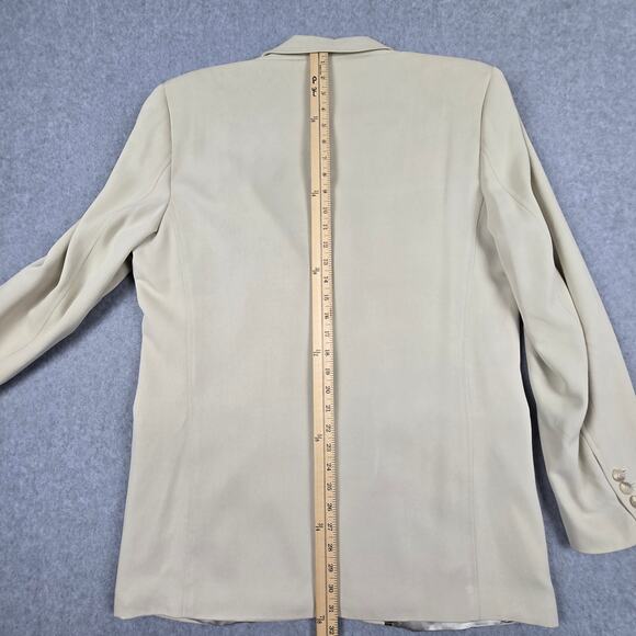 Tasso Elba Mens Sport Coat Size 42 Blazer Suit Jacket 100% Spun Silk 3 button - Picture 14 of 16